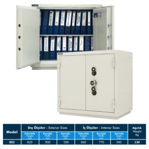 802 KK Yanmaz Çelik Kasa