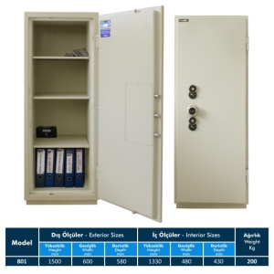801 KK Yanmaz Evrak Kasası