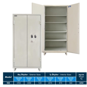 908 KK Çift Kapılı Kuyumcu Kasası