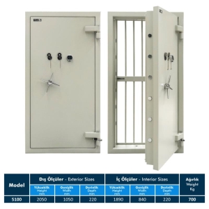 5100U KK  Kasa Daire Kapısı Vaults