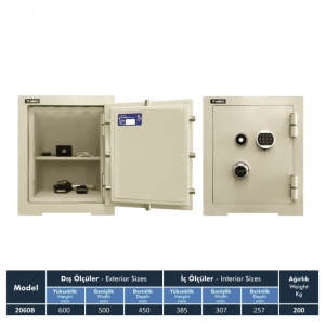 2060B KE Elektronik Çelik Kasa