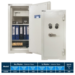 2102B KK Elektronik Çelik Kasa