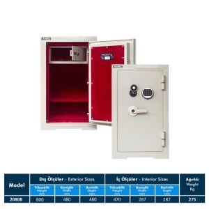 2080B KEK Ev Ofis Kasası | Kadifeli